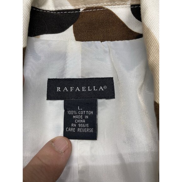 Rafaella Blazer Women’s Size Large Multicolor 3/4 Sleeve Button Up - Picture 2 of 11